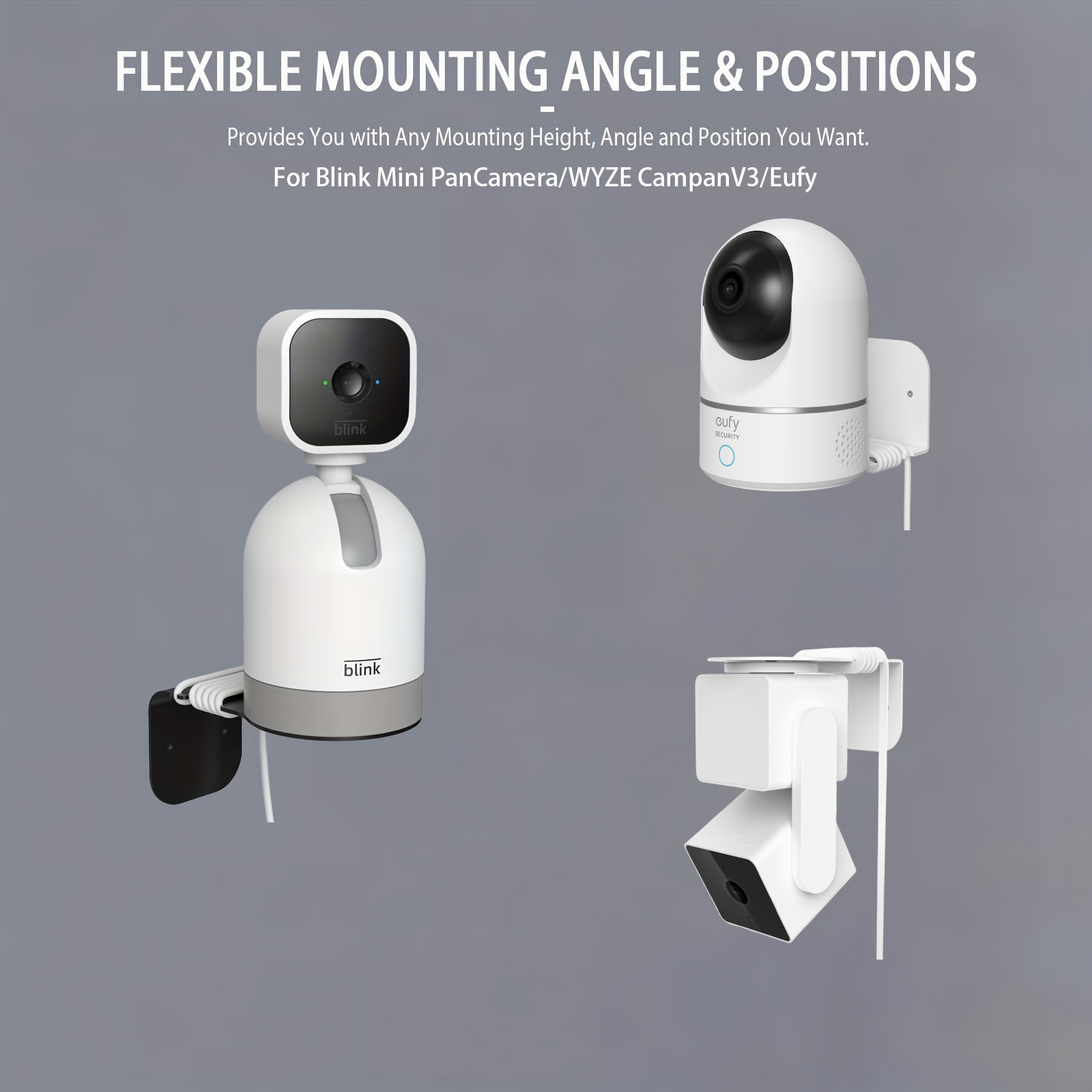 Eufy Camera E220 - مناسب لكاميرا Blink Mini PanCamera/WYZE CampanV3/Eufy،